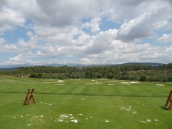 Golfplatz Son Gual Golf, Driving Range Driving Range Blick Rasen