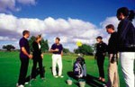 Golfkurse mit der German Golf Academy Mallorca Gruppe beim Golfunterricht