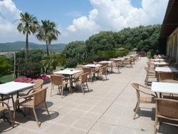 Terrasse Restaurant Aussicht