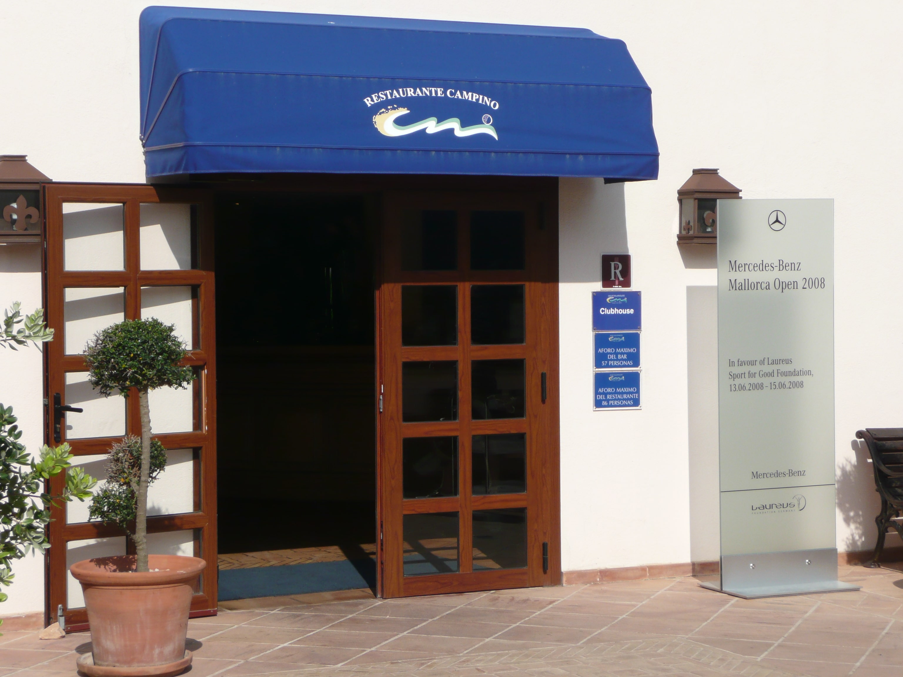 Golf de Andratx - Restaurant Campino Eingang
