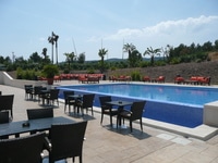 Son Quint Terrasse und Pool